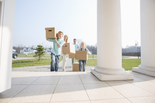 Local team managing an office move in Glasgow