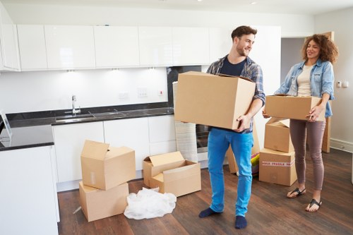 Final paperwork and terms review for a removals service