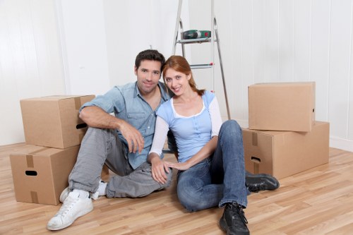 Careful packing and protection for a Glasgow house move